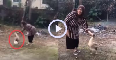 Video: Bị tấn công, người phụ nữ vừa nắm đầu con ngỗng vừa cầu cứu