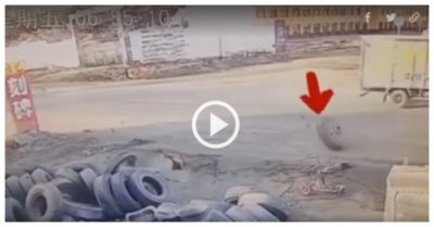 Video: Lốp xe tự lăn vào bãi phế liệu