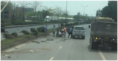 Hiện trường vụ tai nạn khiến vợ chồng nguyên Bí thư tỉnh Ninh Bình tử vong