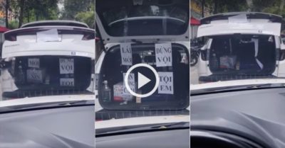 Video: Pha xử lý hóm hỉnh ‘độc lạ’ của tài xế khi tắc đường