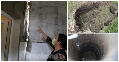 Cập nhật tối 22/4: Dân kêu cứu vì đất sụt, nhà nứt, giếng cạn bất thường; Phó trưởng khoa bị tố “vẽ bệnh”