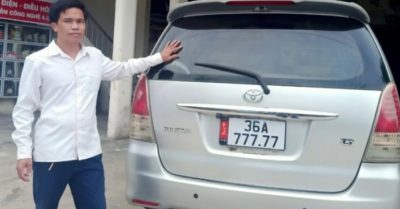 Đăng ký lại ôtô cũ, chủ xe bấm trúng biển số ngũ quý 7