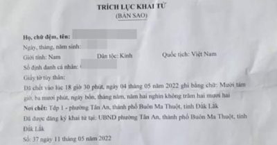 Chuyện lạ xảy ra ở Đắk Lắk: Con trai 3 tuổi đang sống bị mẹ khai tử