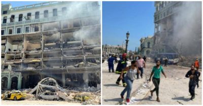 Hiện trường nổ lớn khách sạn 5 sao ở thủ đô Cuba, gần 100 người thương vong