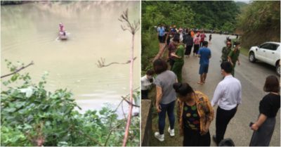 Ôtô đâm vào hộ lan rồi lao xuống hồ thủy điện, phó hiệu trưởng trường THPT ở Sơn La tử vong