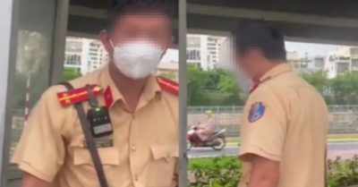 Xôn xao clip CSGT TP.HCM bị tố ‘lấy 1 triệu đồng của người vi phạm’: PC08 vào cuộc