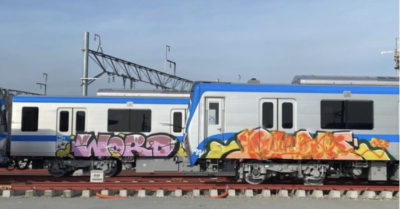 Vẽ bậy lên tàu metro có thể bị tù từ 6 tháng đến 20 năm