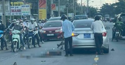 Vĩnh Long: Ôtô biển xanh lấn làn, gây tai nạn chết người