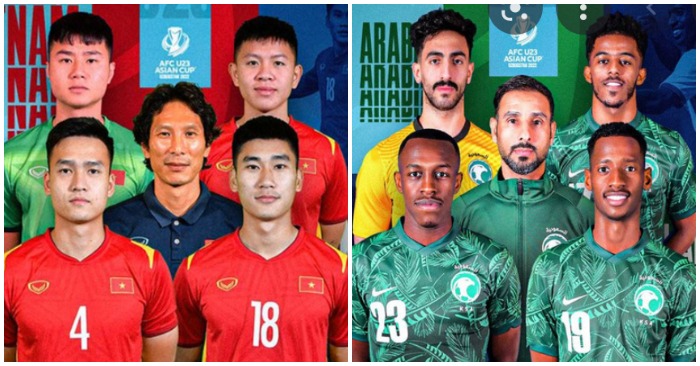 Giới quan sát cho rằng khả năng Việt Nam thắng Saudi Arabia tại vòng tứ kết U23 châu Á 2022 là rất thấp (ảnh chụp màn hình).