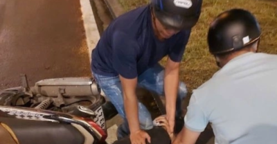 Trinh sát quật ngã nghi phạm sát hại chủ tiệm tạp hóa ở Long Thành