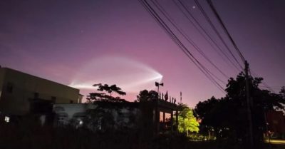 Vệt sáng trên bầu trời Đà Nẵng, Quảng Ngãi sáng nay do Trung Quốc phóng tàu Thiên Châu 9