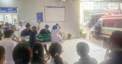 Người đàn ông khua dao trong bệnh viện sản, 7 người bị thương